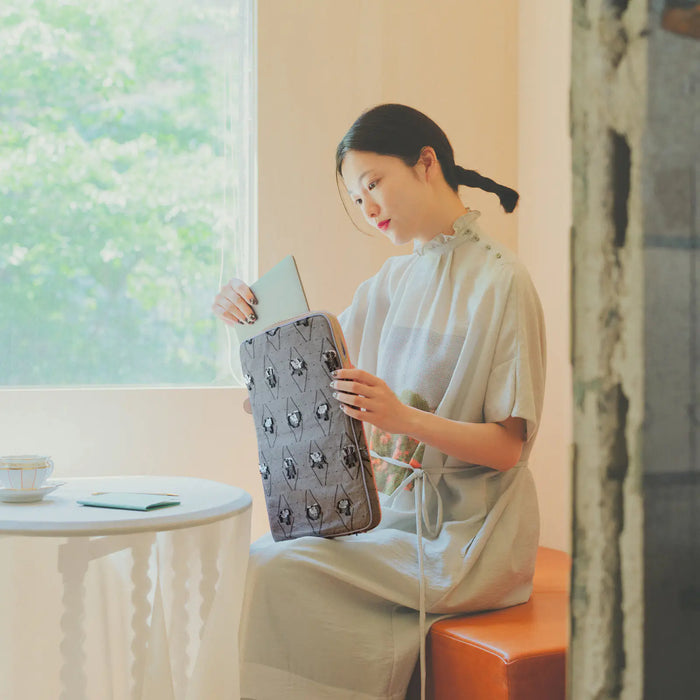 Estuche para laptop PYT — Tokyo in Bloom/rabbits — foto 2