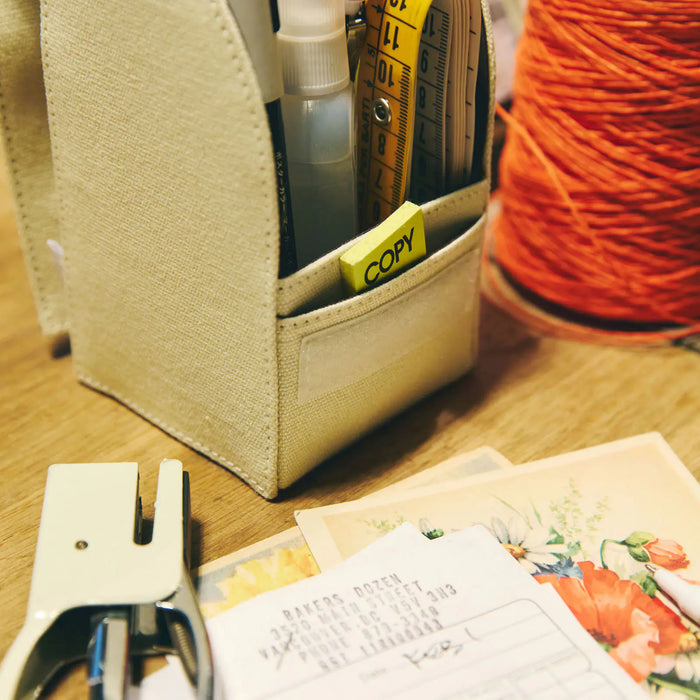 Papelería y accesorios Hobonichi — Stappo Mini (Canvas: Ivory Brown) — foto 2