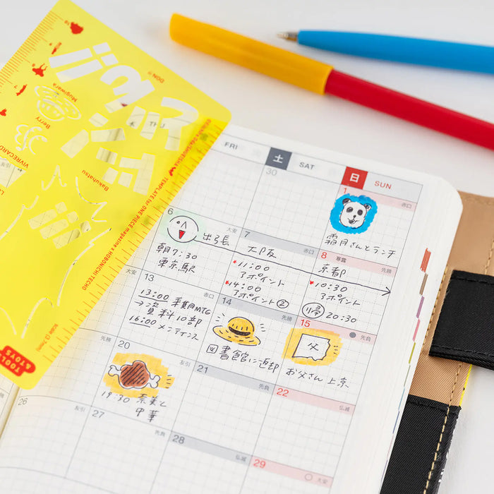 Papelería y accesorios ONE PIECE magazine — Hobonichi Stencil - One Piece — foto 2