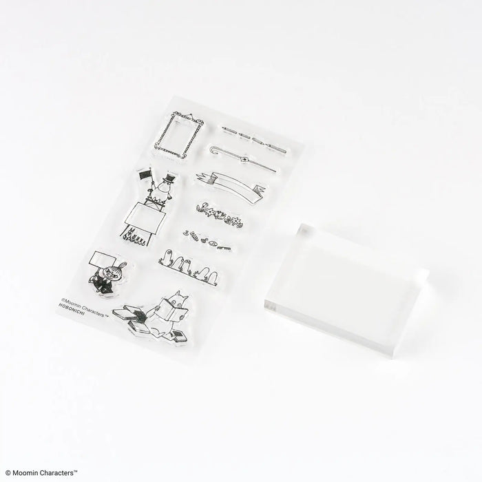 Papelería y accesorios Moomin — Sello transparente - Moomin (Marco) — foto 2
