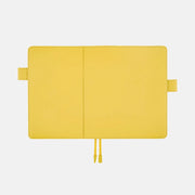 Cubierta para agenda Leather — Brilliant Yellow — A5 Cousin Size — foto 5
