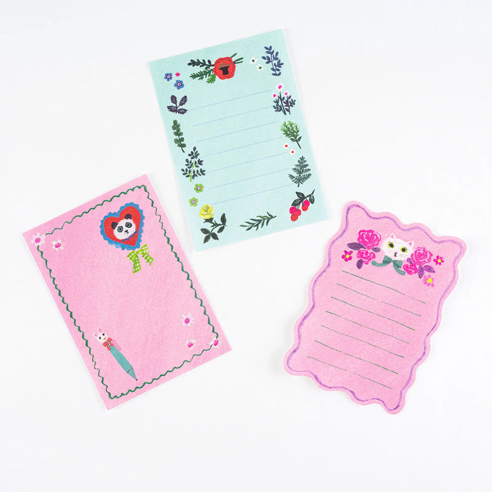 Papelería y accesorios Yumi Kitagishi — Conjunto de Cartas Miniatura del Gato Blanco — foto 2