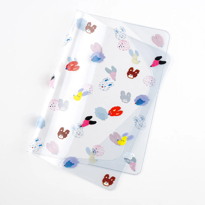 Papelería y accesorios Keiko Shibata — Cubierta sobre cubierta para tamaño A5 (Orejas de perro aleteando en el viento) — foto 2