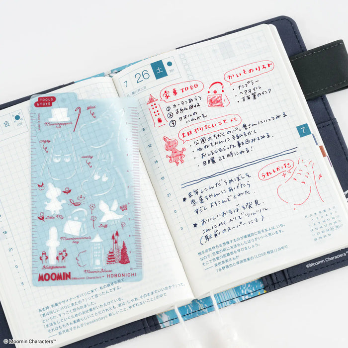 Papelería y accesorios Moomin — Hobonichi Stencil - Moomin — foto 2