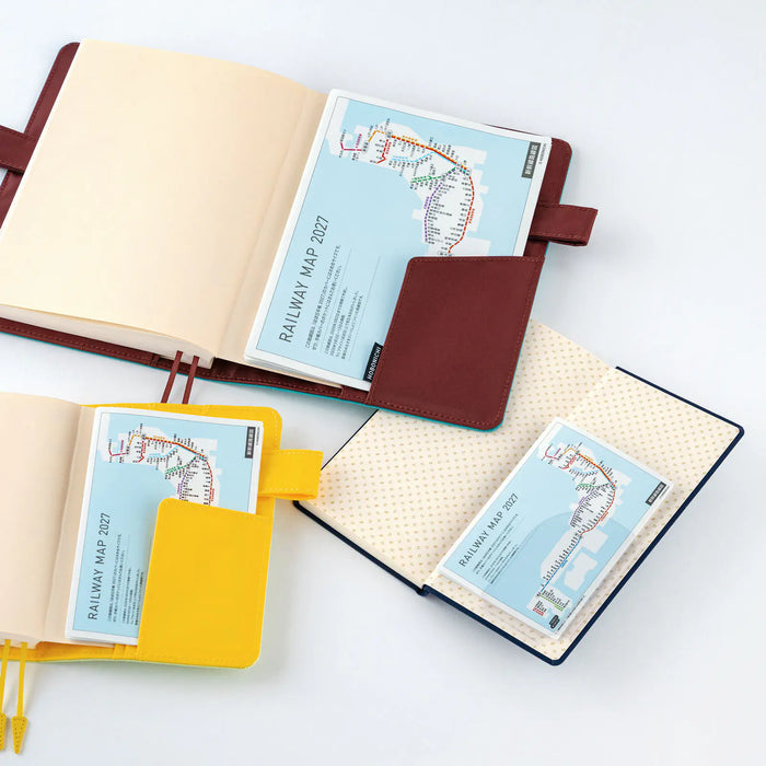 Mapa ferroviario de Japón Hobonichi 2027 — foto 2