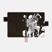Cubierta para agenda ONE PIECE magazine — Straw Hat Luffy (Black) — A6 Original Size — foto 6