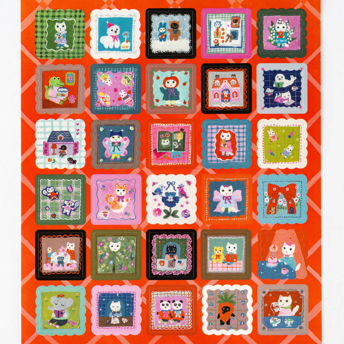 Papelería y accesorios Yumi Kitagishi — Stickers - Daily Life of White Cat — foto 2