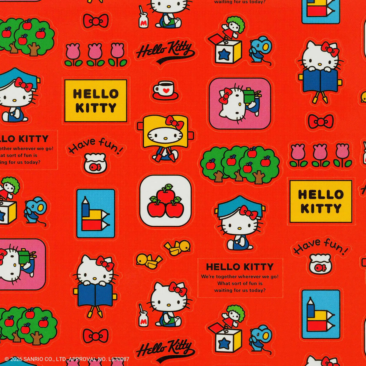 Calcomanías Hello Kitty para Hobonichi Techo — foto 2