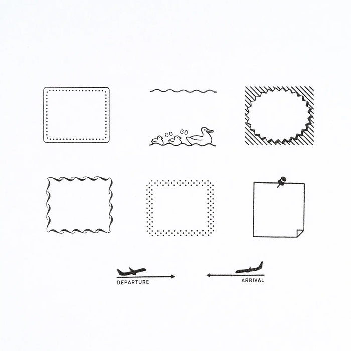 Sellos Hobonichi Frame Stamp — foto 2