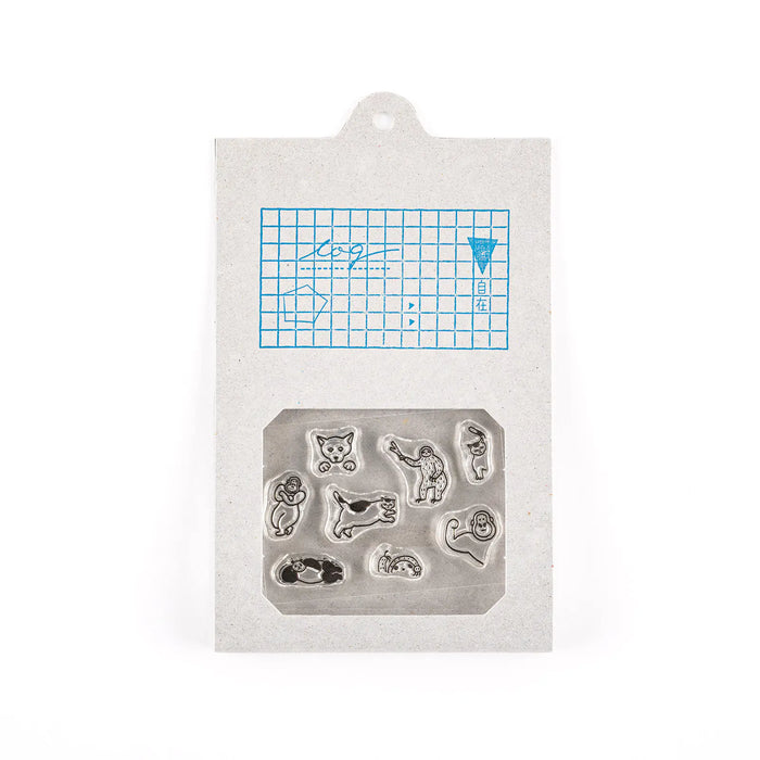 Jizai Clear Stamp LOG Techo Hype Squad - Animal — foto 2