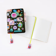 Papelería y accesorios Yumi Kitagishi — Marcapáginas bordado - Gato blanco — foto 3