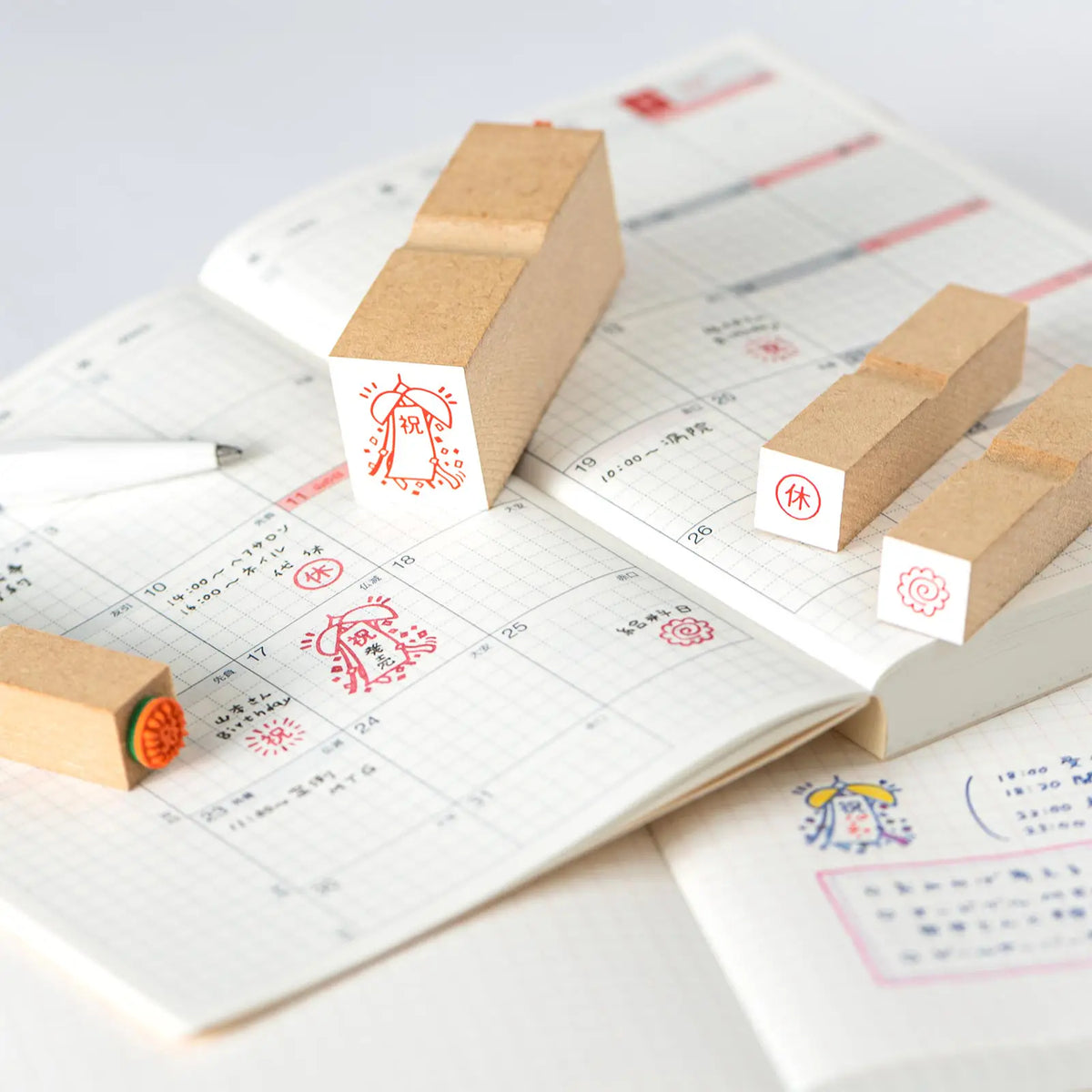 Sellos Hobonichi Celebratory y Nice Day Stamps — foto 3