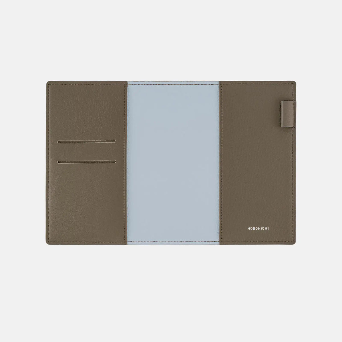 Cubierta para agenda Leather — Taut (Gris y Azul Claro) — Tamaño Original A6 — foto 7
