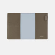 Cubierta para agenda Leather — Taut (Gris y Azul Claro) — Tamaño Original A6 — foto 7