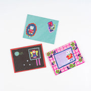 Papelería y accesorios Yumi Kitagishi — Conjunto de Cartas Miniatura del Gato Blanco — foto 3