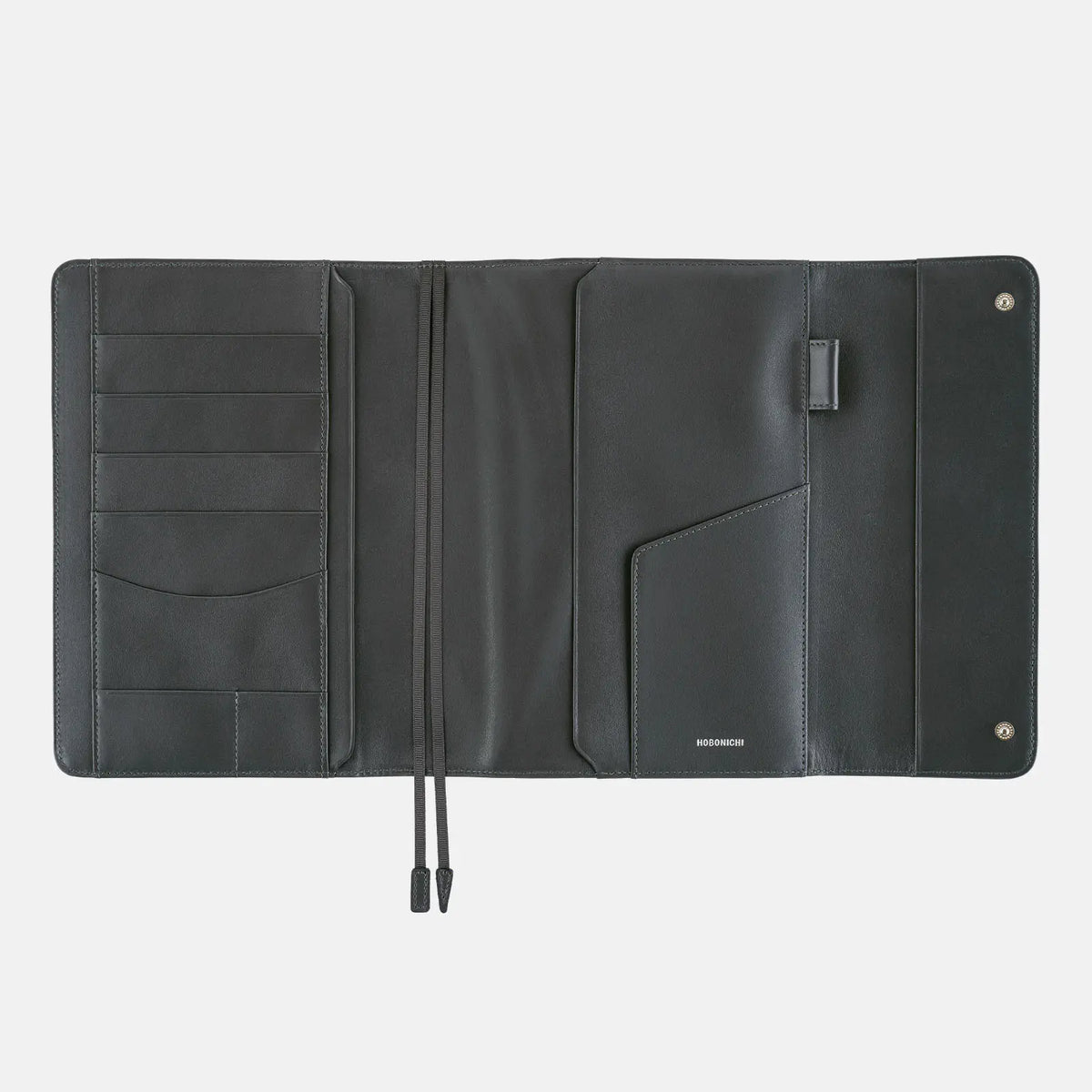 Cubierta para agenda Leather - Charcoal Gray - A5 Cousin Size — foto 6