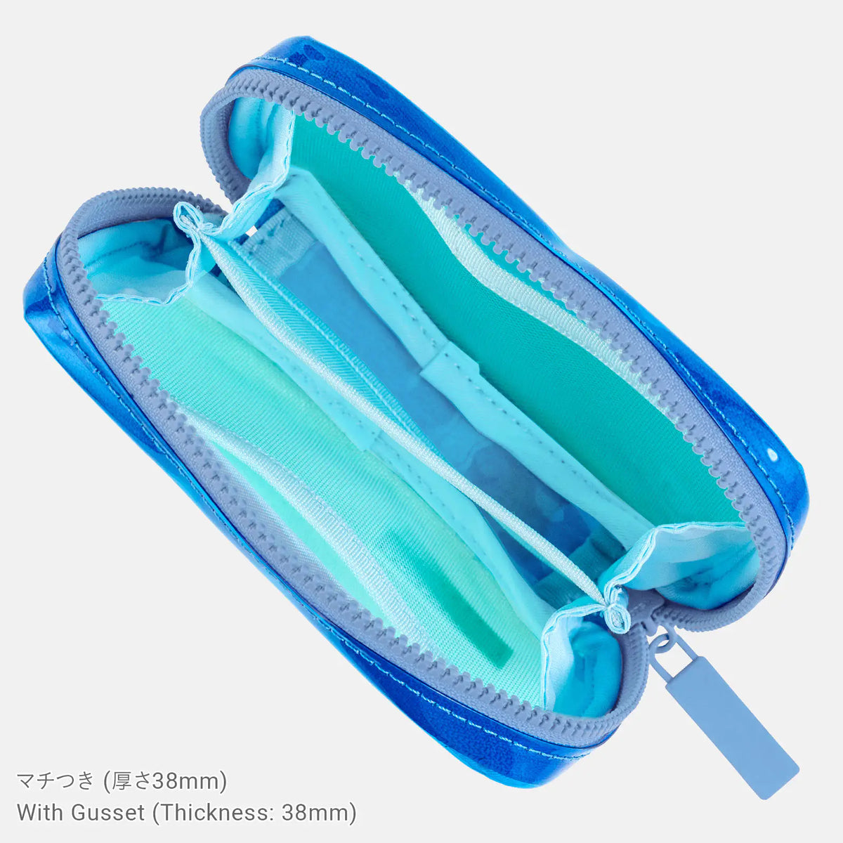 Organizador Clear Mixed Blue — Bolsa Drawer Pouch Pocket — foto 7