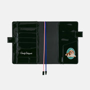 Cubierta para agenda Candy Stripper — Random Dog & Cat (Black) — A5 Cousin Size — foto 7