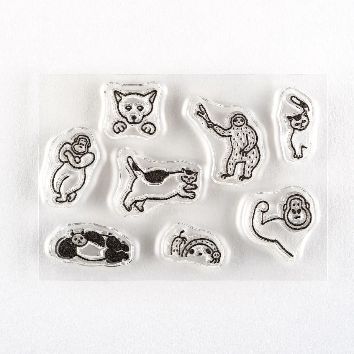 Jizai Clear Stamp LOG Techo Hype Squad - Animal — foto 3