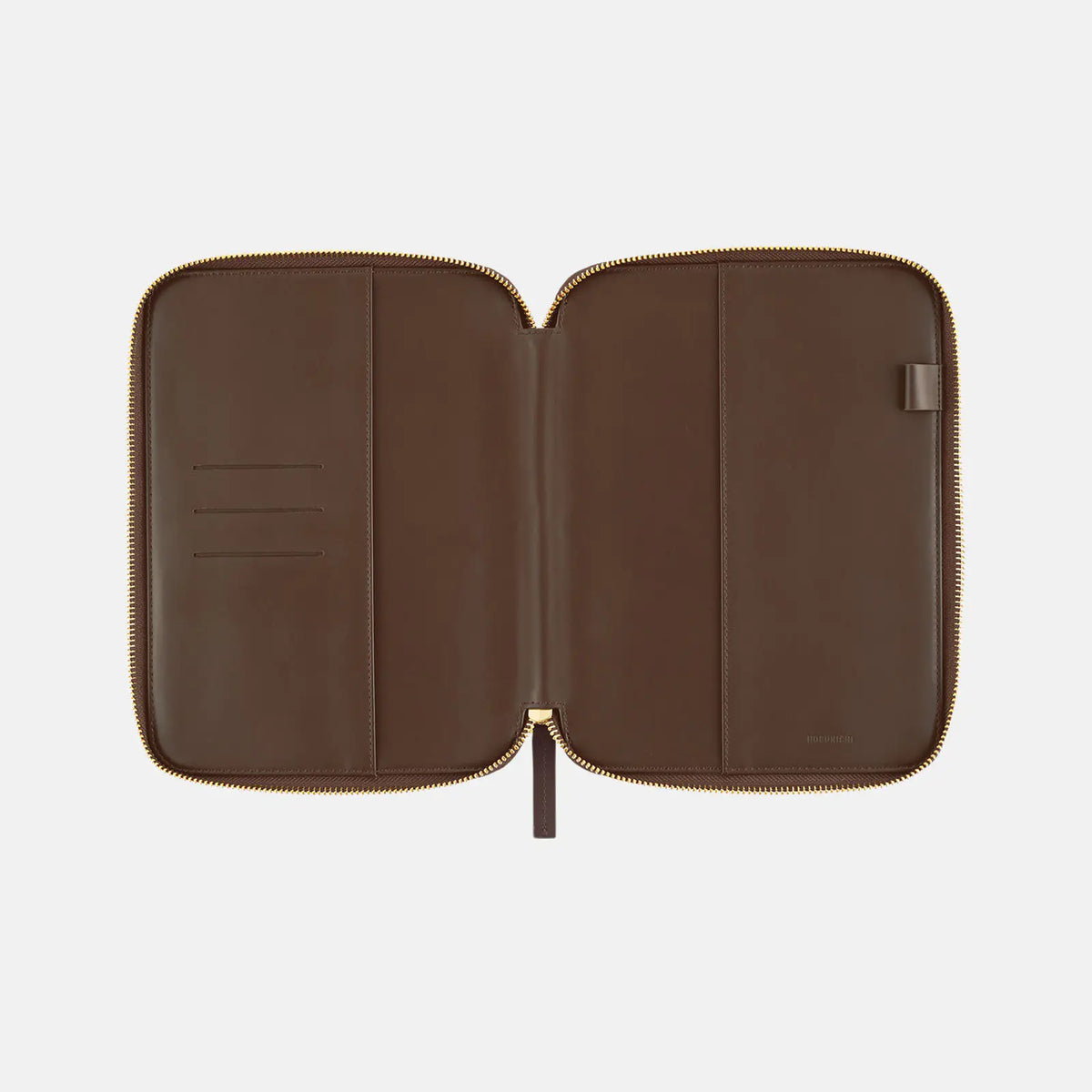 Cubierta para agenda Taut Zipped (Café au Lait Plaid) — A5 Cousin Size — foto 6