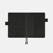 Cubierta para agenda Leather — TS Basic - Black — A5 Cousin Size — foto 6