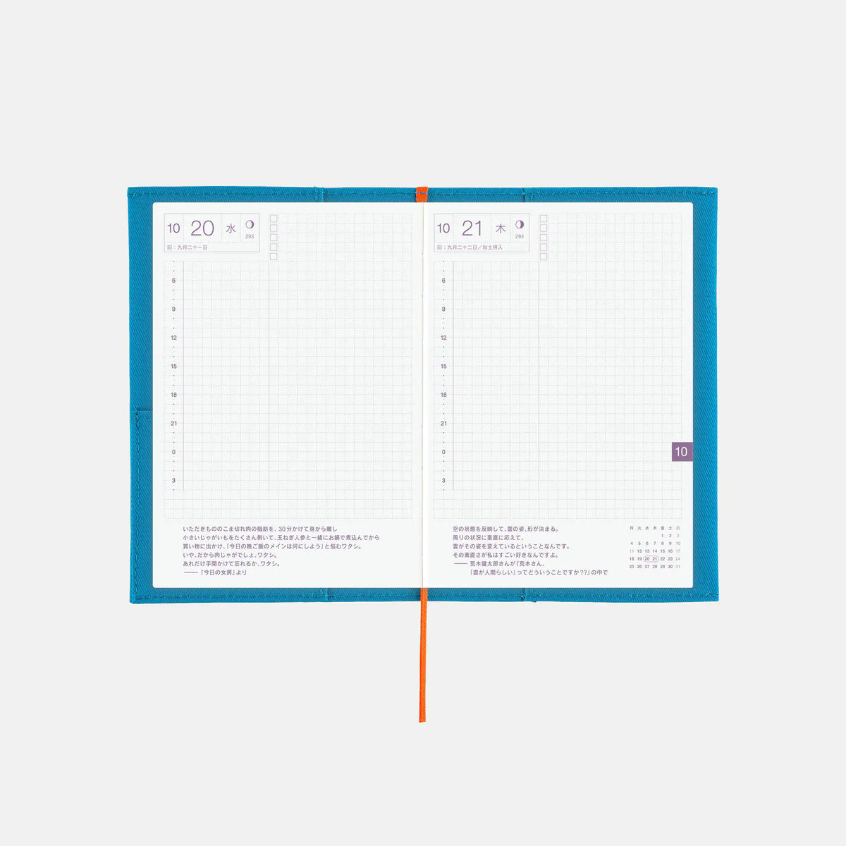 Cubierta para agenda Folio — Ocean Blue — A6 Tamaño Original — foto 8
