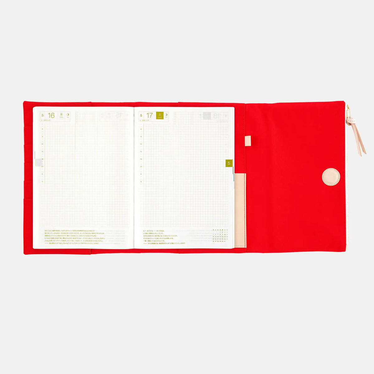 Cubierta para agenda Tragen - Rojo - Tamaño A5 Cousin — foto 8