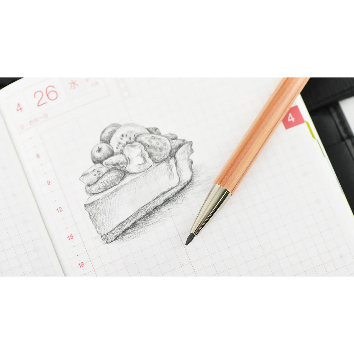 Set de portaminas y afilador Kita-boshi Pencil 2mm — foto 4