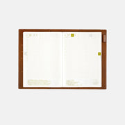 Cubierta para agenda Leather — Taut (Brown) — A5 Cousin Size — foto 7