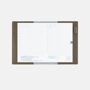 Cubierta para agenda Leather — Taut (Gris y Azul Claro) — Tamaño Original A6 — foto 8
