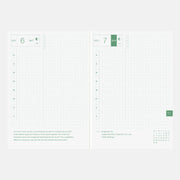 Agenda Hobonichi Techo 2027 Inglés Libro Original — Tamaño A6 / Diario / Inicio en enero / Semana desde lunes — foto 4