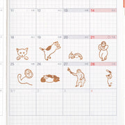 Jizai Clear Stamp LOG Techo Hype Squad - Animal — foto 4