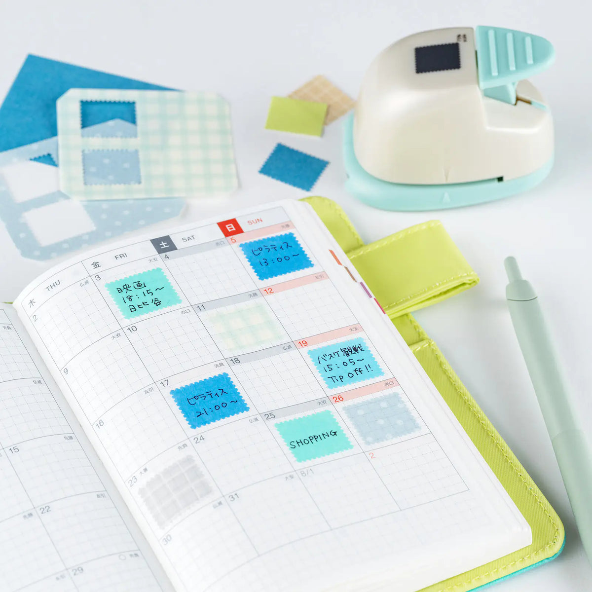Papelería y accesorios Kuretake — KurePunch (Sello de Correo) — foto 4