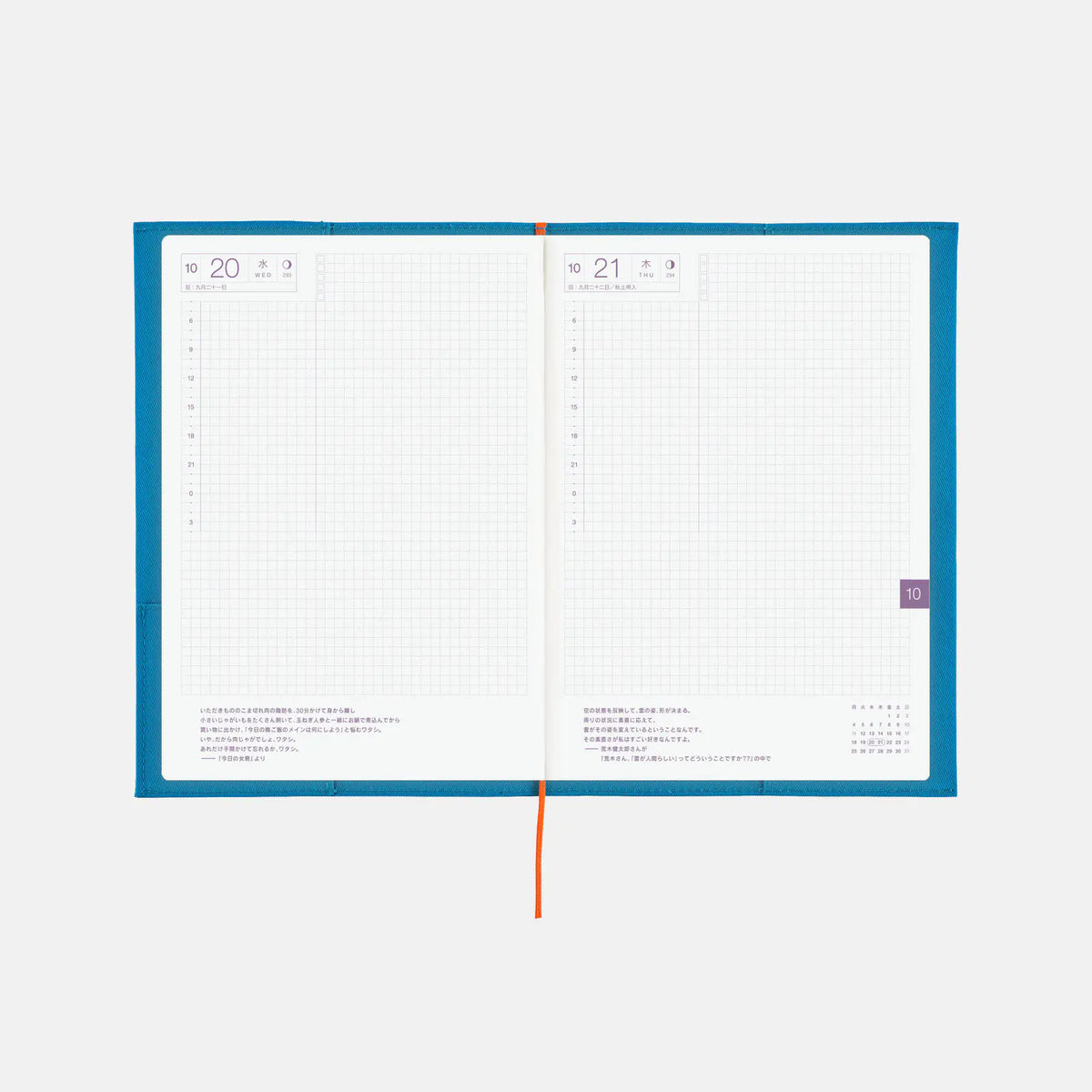 Cubierta para agenda Folio — Ocean Blue — A5 Cousin Size — foto 8