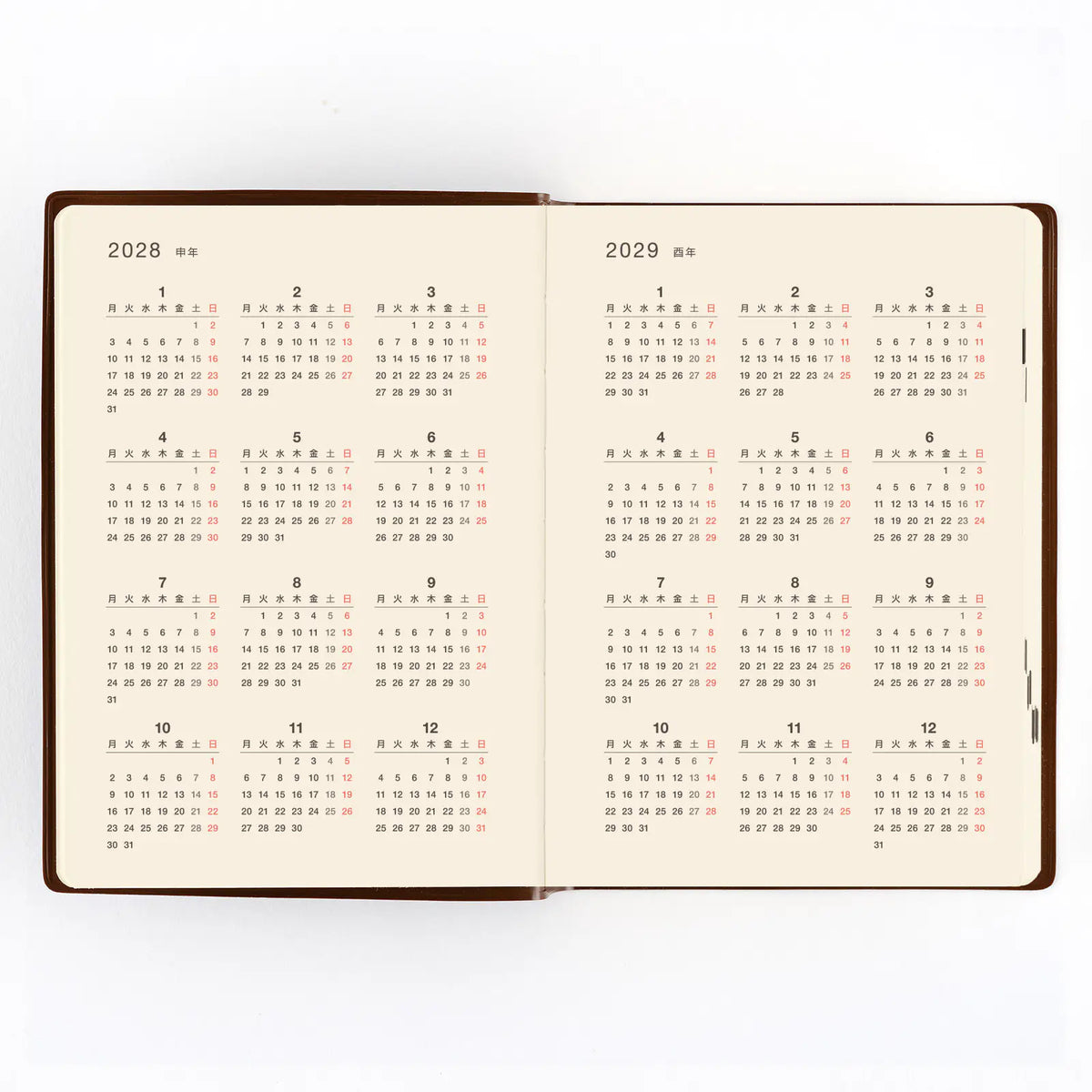 Agenda Hobonichi 5-Year Techo (2027-2031) — Tamaño A6 — foto 5