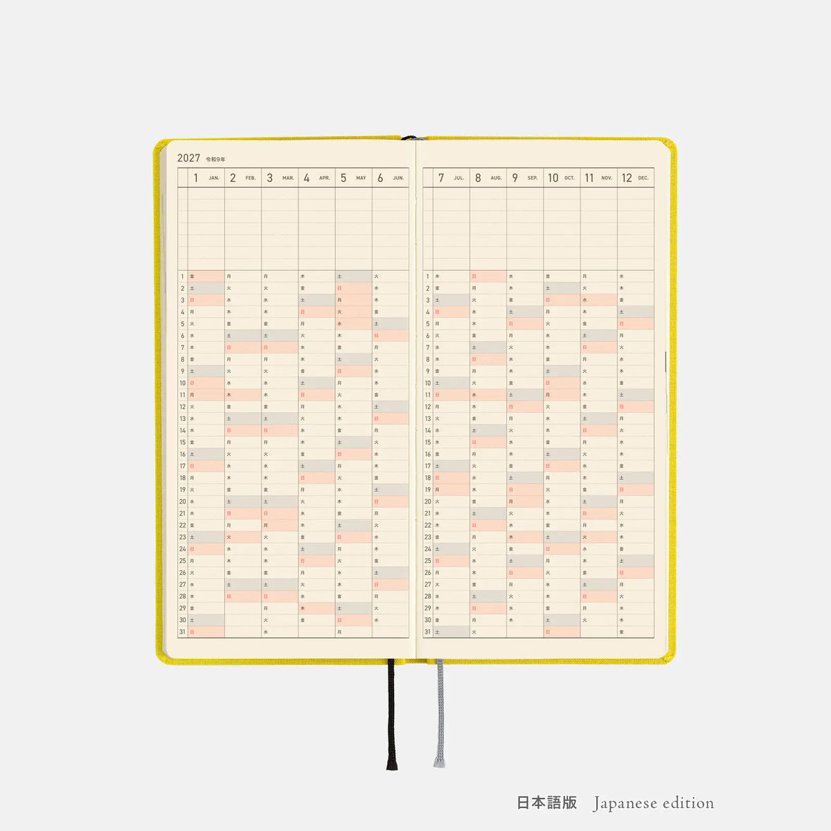 Agenda Colors — Canaria Yellow — Weeks Mega Hardcover Book — foto 12