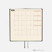 Agenda White Line — Black — Weeks Softcover Book — foto 7