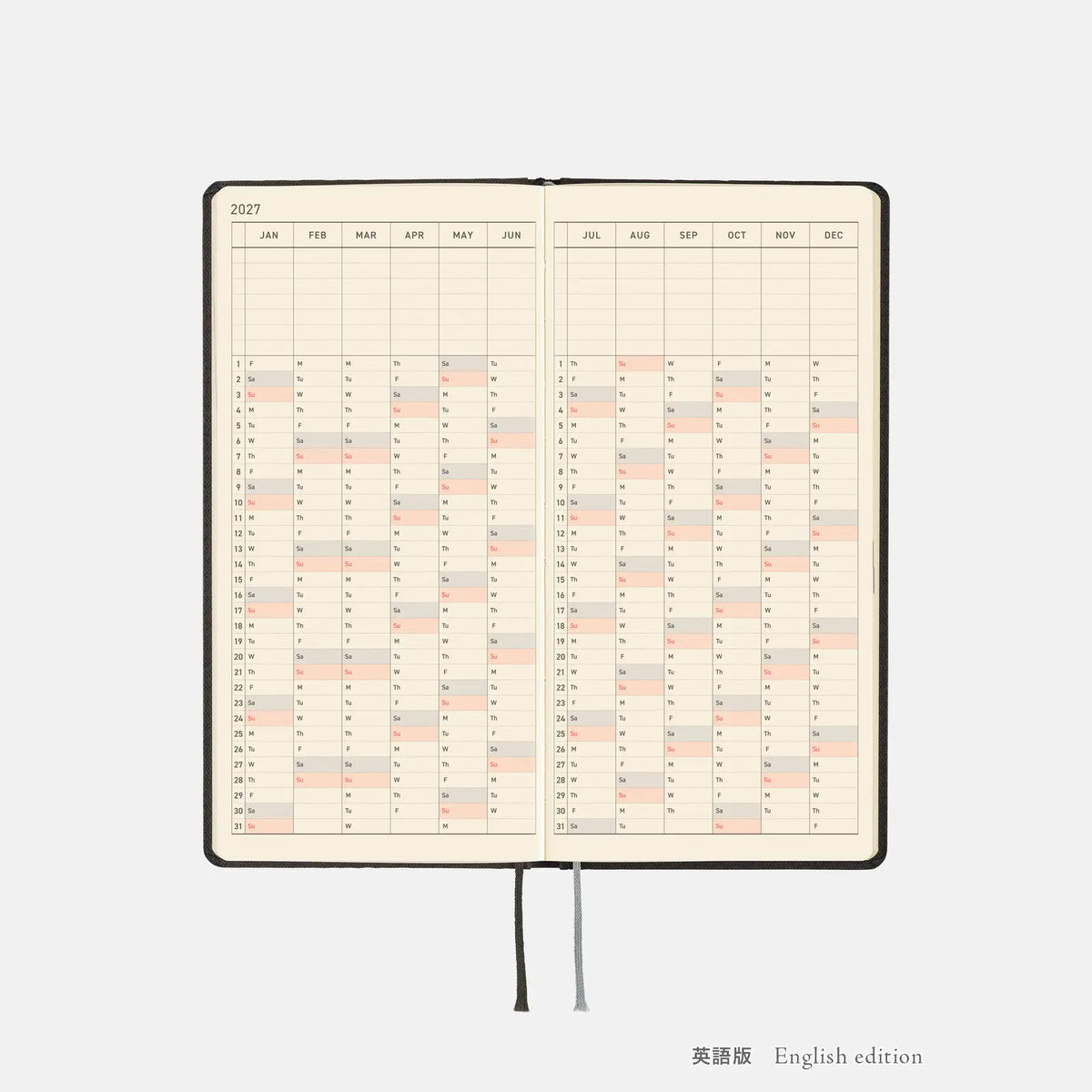 Agenda Paper Series — Black Argyle — Weeks Hardcover Book — foto 9