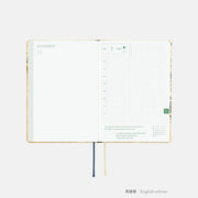 Agenda V&A Series — Vine — HON / Tamaño A6 / Diaria / Edición en inglés o japonés / Inicio en enero / Inicio en lunes — foto 8