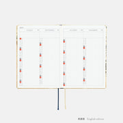 Agenda V&A Series — Vine — HON / Tamaño A6 / Diaria / Edición en inglés o japonés / Inicio en enero / Inicio en lunes — foto 10