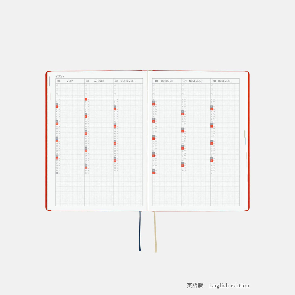 Agenda Yumi Kitagishi — White Cat and Rabbit’s Tea Room — HON / A5 Size / Diaria / ENG o JPN edición / Inicio en enero — foto 10